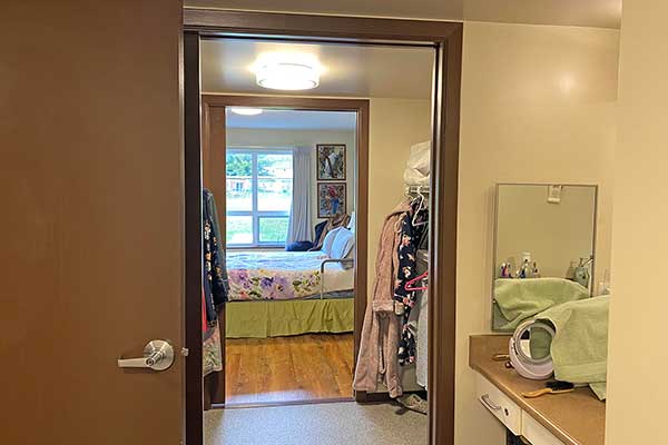 Ayre Manor Assisted Living Suite: Closet