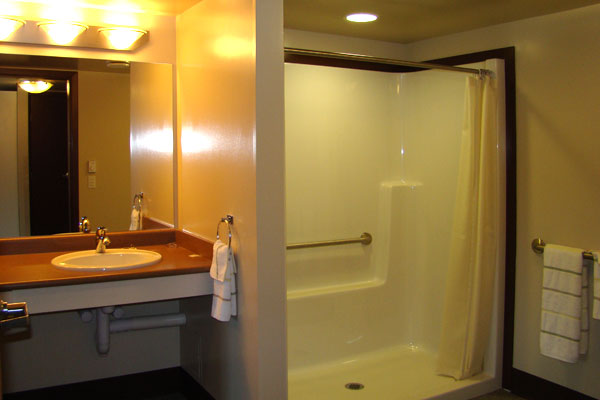 Ayre Manor Assisted Living Suite: Private Bathroom